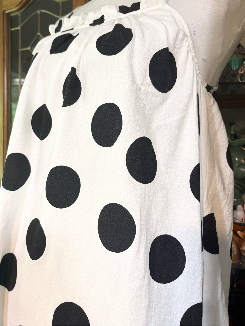 Tabitha Brown x Target Sleeveless Polka Dot Maxi Dress XXS - Picture 11 of 11